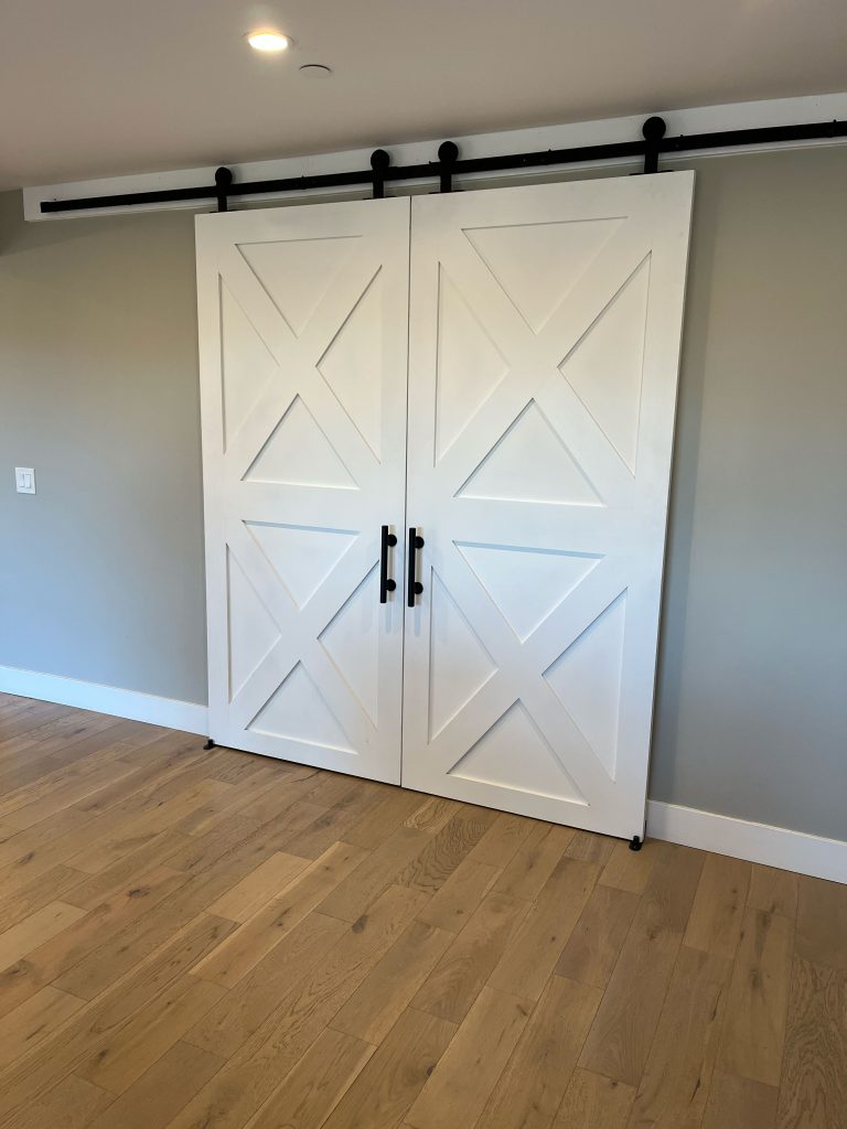 Interior barn-style doors